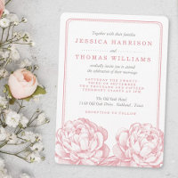 The Pretty Peony Floral Wedding Collection
