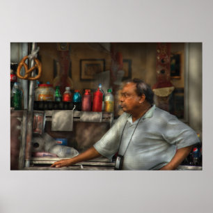 The Pretzel Vendor Poster