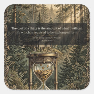 The Price of Anything — Thoreau Sticker