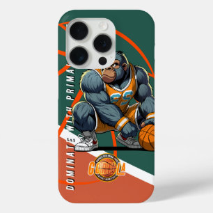 The Primal force of Basketball    iPhone 15 Pro Case