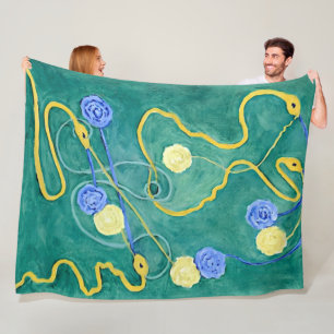 The Primordial Chaos by Hilma af Klint  Fleece Blanket