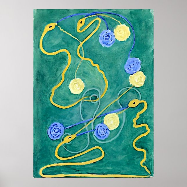 The Primordial Chaos by Hilma af Klint Poster (Front)