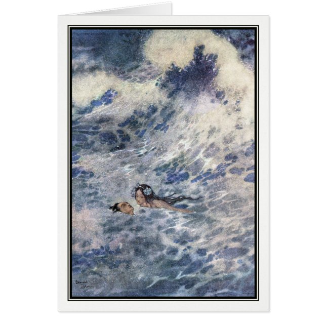 The Prince and the Mermaid by Edmund Dulac (Front)