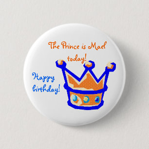 the prince is 2 inch round button