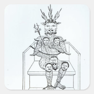 The Prince of Darkness Square Sticker