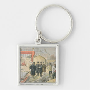 The Prince of Wales Visiting the Building Keychain