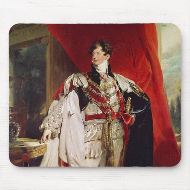 The Prince Regent, later George IV Mouse Pad (Front)