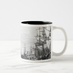 The Prince's Dock, Liverpool Two-Tone Coffee Mug