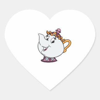 The Princess and the Beast Heart Sticker