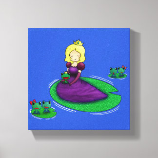The Princess And The Frog Dating? Canvas Print