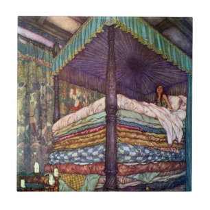 The Princess and the Pea Ceramic Tile