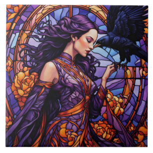 The Princess and the Raven Tile