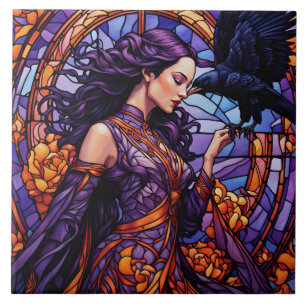 The Princess and the Raven Tile