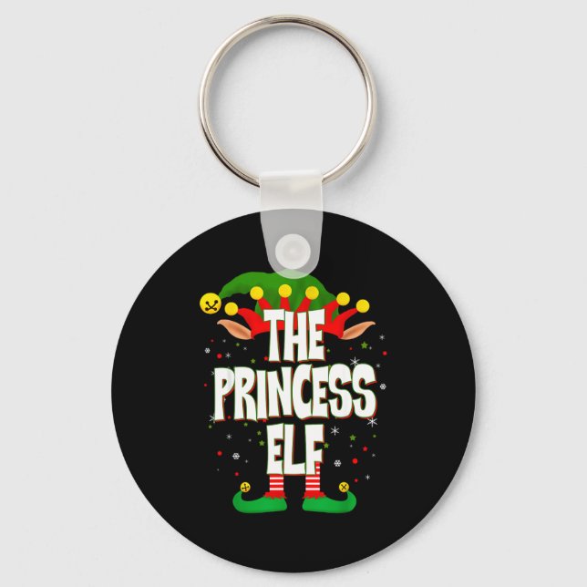 The Princess Elf Christmas  Keychain (Front)