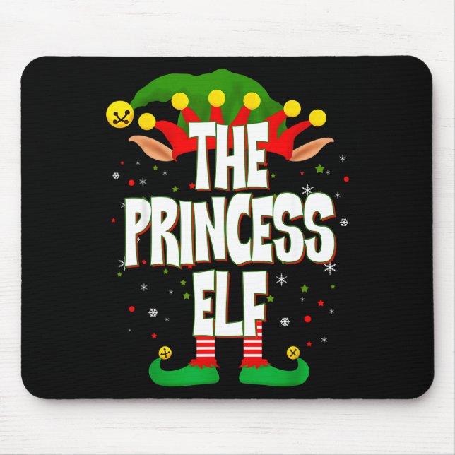 The Princess Elf Christmas  Mouse Pad (Front)