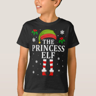 The Princess Elf Family Matching Christmas Girl T-Shirt