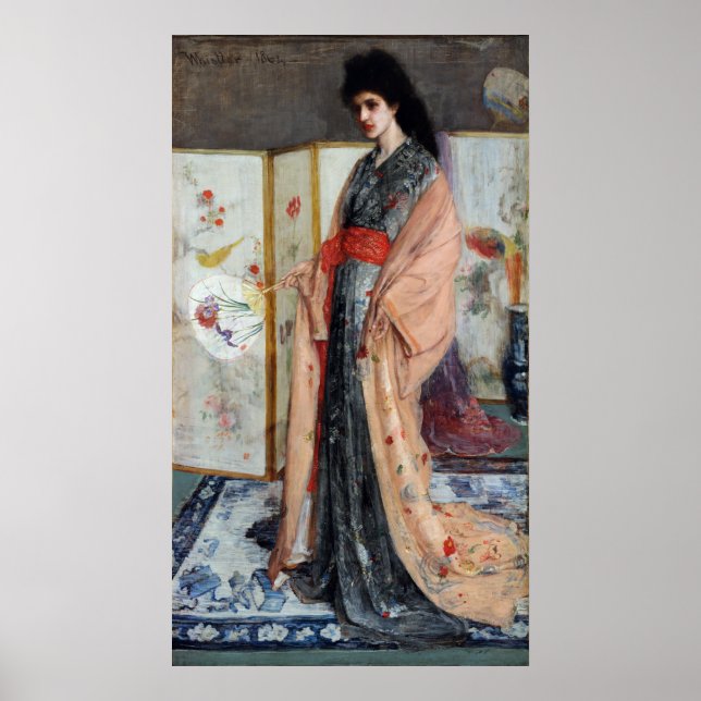 The Princess from the Land of Porcelain, Whistler Poster (Front)
