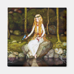 The Princess in the Forest Magnet
