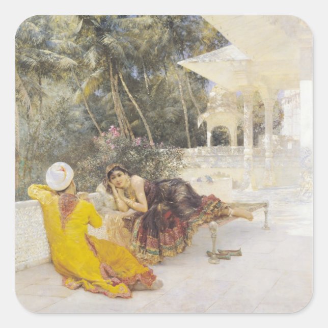 The Princess of Bengal, c.1889 Square Sticker (Front)