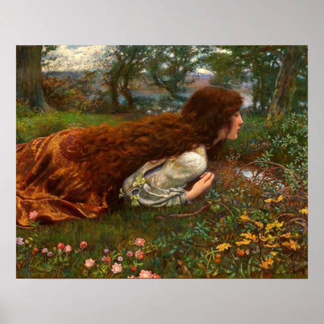 The Princess Out of School by Edward Robert Hughes Poster (Front)