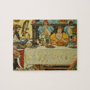 The Princess Shares her Dinner with the Frog, from Jigsaw Puzzle