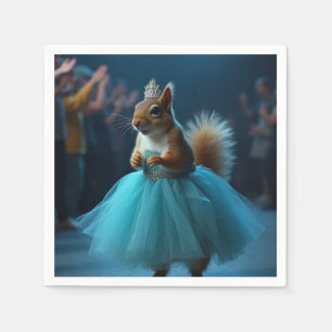 The Princess Squirrel Napkin