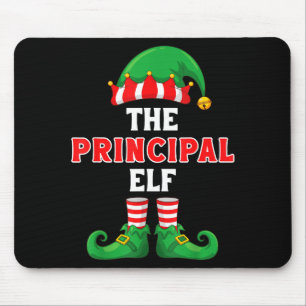 The Principal Elf Christmas For Principal School P Mouse Pad