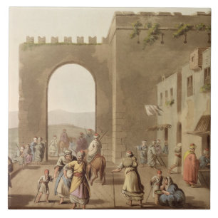 The Principal Street in Bethlehem, from 'Views of Tile