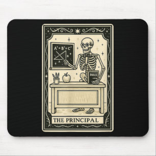 The Principal Tarot Card - Halloween Soky Gothic S Mouse Pad