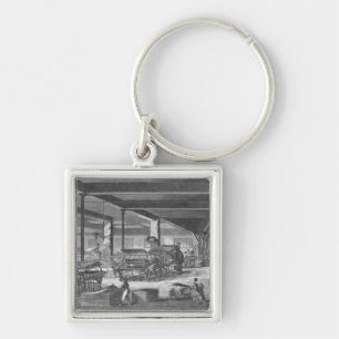The printing presses room keychain