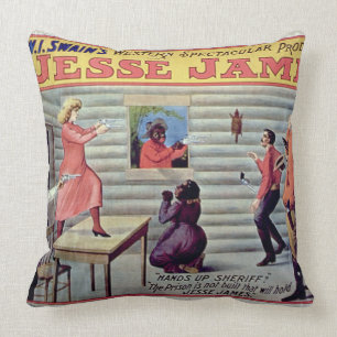 'The Prison Is Not Built That Will Hold Jesse Jame Throw Pillow