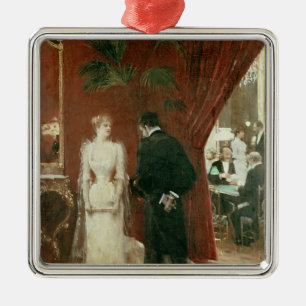 The Private Conversation, 1904 Metal Ornament