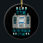 The Problem Infusion Pump Er Icu Med Surg Rn Nurse Ceramic Ornament<br><div class="desc">Shirt for pharmacy tech, gift for pharmacy, pharmacy tech life shirt, pharmacy technician shirt, Peace Love Pharmacy is a perfect gift for pharmacist, essential worker, healthcare worker, nurse doctor, front line hero, medical worker. Pharmacy technician novelty design is perfect for pharmacy tech or pharmacist. Funny design says: "Don't talk to...</div>
