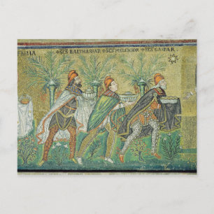The procession of the three kings postcard