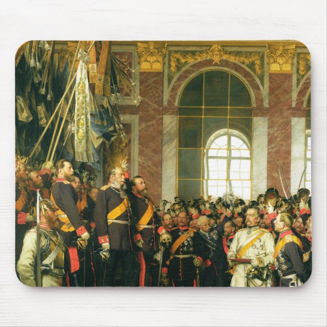 The Proclamation of Wilhelm as Kaiser Mouse Pad (Front)