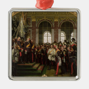 The Proclamation of Wilhelm Metal Ornament