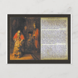 The Prodigal Son. Postcard