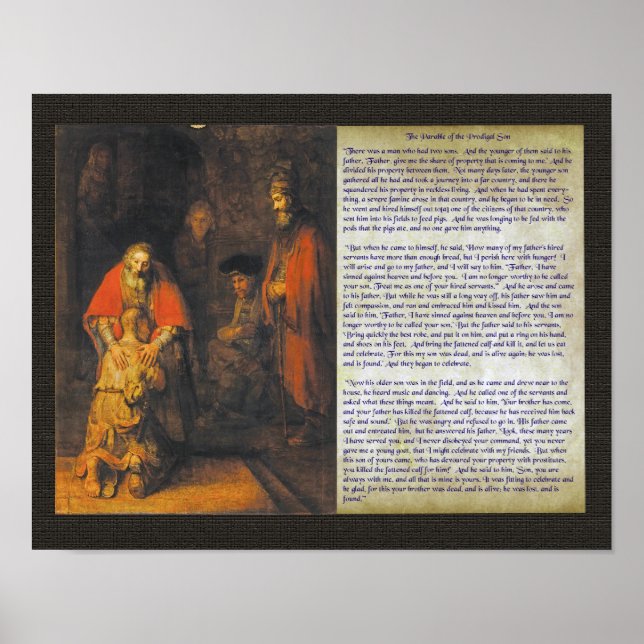 The Prodigal Son. Poster (Front)