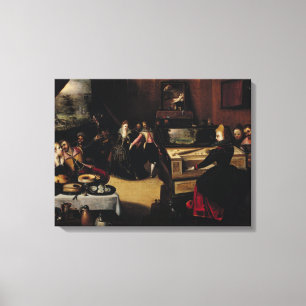 The Prodigal Son with the Courtesans Canvas Print
