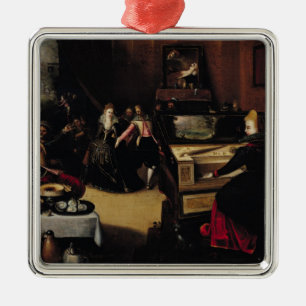 The Prodigal Son with the Courtesans Metal Ornament