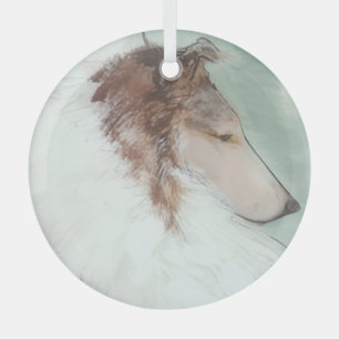 The Profile Glass Ornament