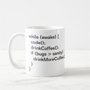 The Programmer's Coffee Cycle Coffee Mug