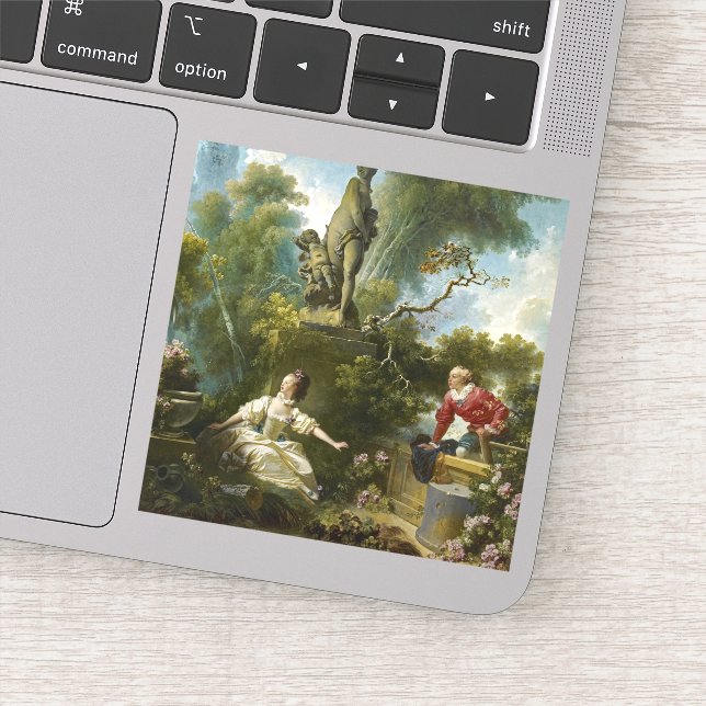 The Progress of Love, The Meeting by Fragonard (Detail)