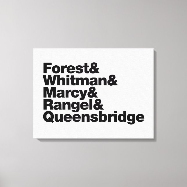 The Projects Canvas Print (Front)