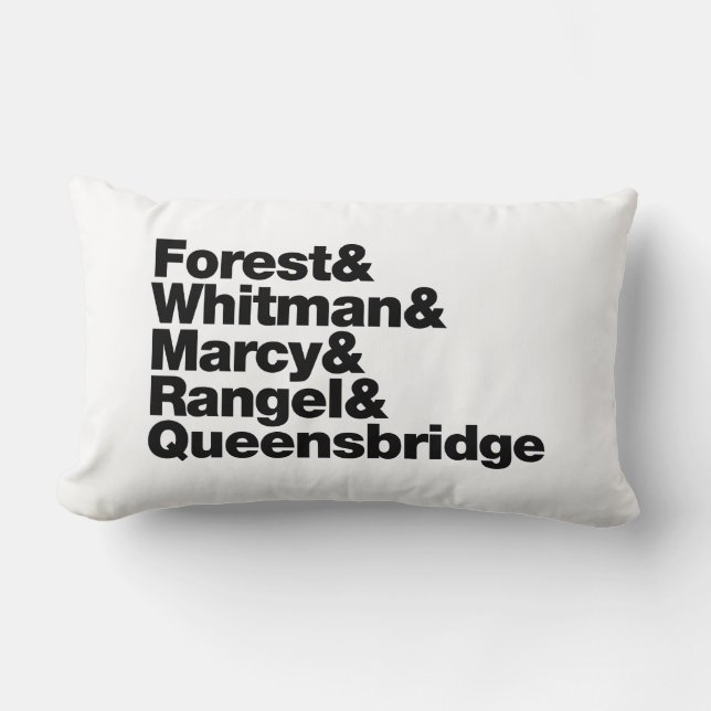 The Projects Lumbar Pillow (Front)