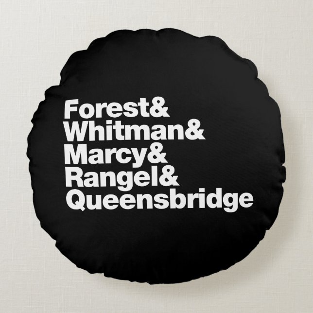 The Projects Round Pillow (Front)