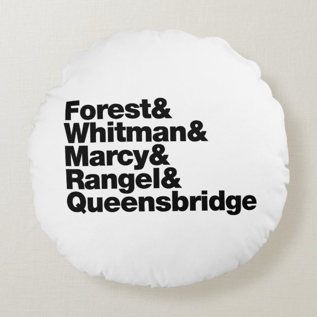 The Projects Round Pillow (Front)