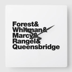 The Projects Square Wall Clock