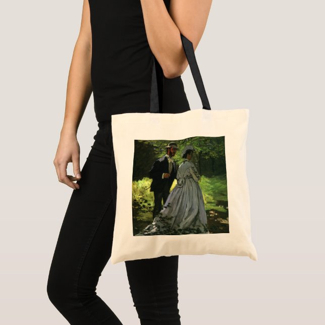 The Promenaders, aka The Strollers by Claude Monet Tote Bag (Front (Product))