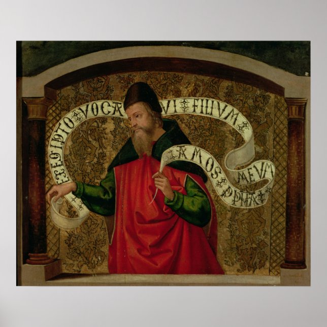 The Prophet Amos, 1535 Poster (Front)